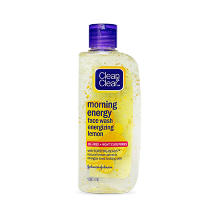 Clean & clear morning energy lemon face wash